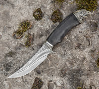 Нож Ворон из дамасской стали Нож Ворон из дамасской стали купить на сайте koval-knife.shop